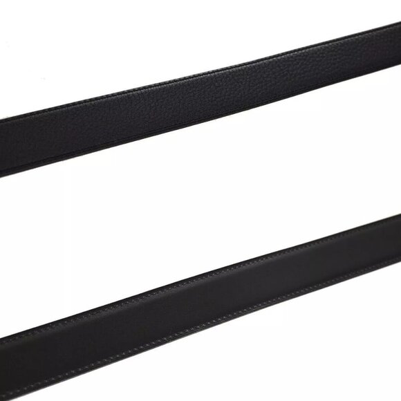 HERMES H Logo Constance Reversible Buckle Belt #75 Leather Navy Blue BK 70RH302 - Picture 4 of 11